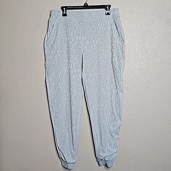 Athleta 14 Brooklyn Lined Textured Jogger Serpentine Coast Gray - Picture 3 of 12